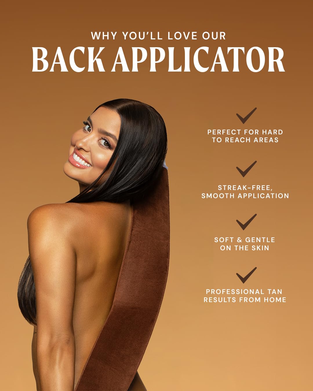 Peta Jane Back Tanning Applicator Mitt - Streak-Free, Easy Reach Self Tanner for Back & Body, Sunless Tan at Home, Ergonomic Design for Full Coverage Beauty & Personal Care Peta Jane