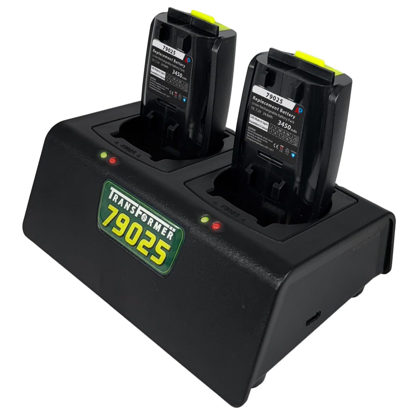 Artisan Power Battery Charger for Two Andis Supra ZR II and Pulse ZR II Clipper Batteries (79025 and DBLC-2) Durable Connectors, LEDs Status and PD Beauty and Personal Care Artisan Power