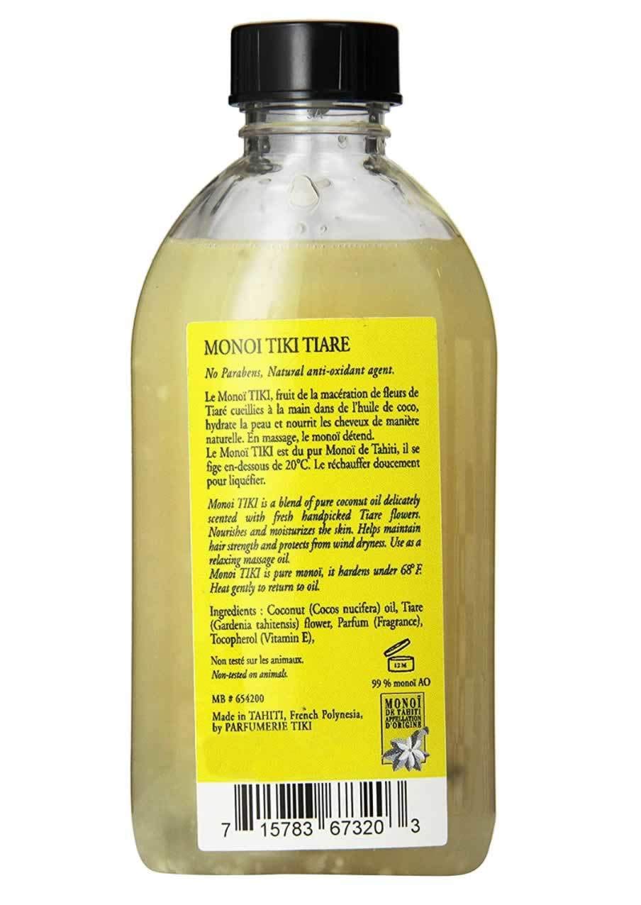 Monoi Tiki Tahiti - Tiare Coconut Oil - Original Gardenia Fragrance - 4 fl. oz. Beauty & Personal Care Monoi Tiare Tahiti
