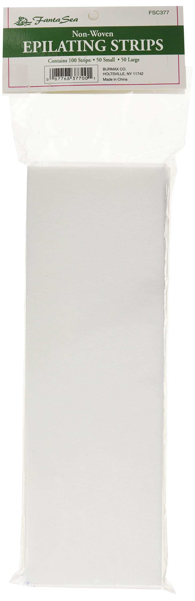FantaSea Non Woven Facial and Body Wax 100 Strips, 50 small 50 large Beauty & Personal Care Fantasea
