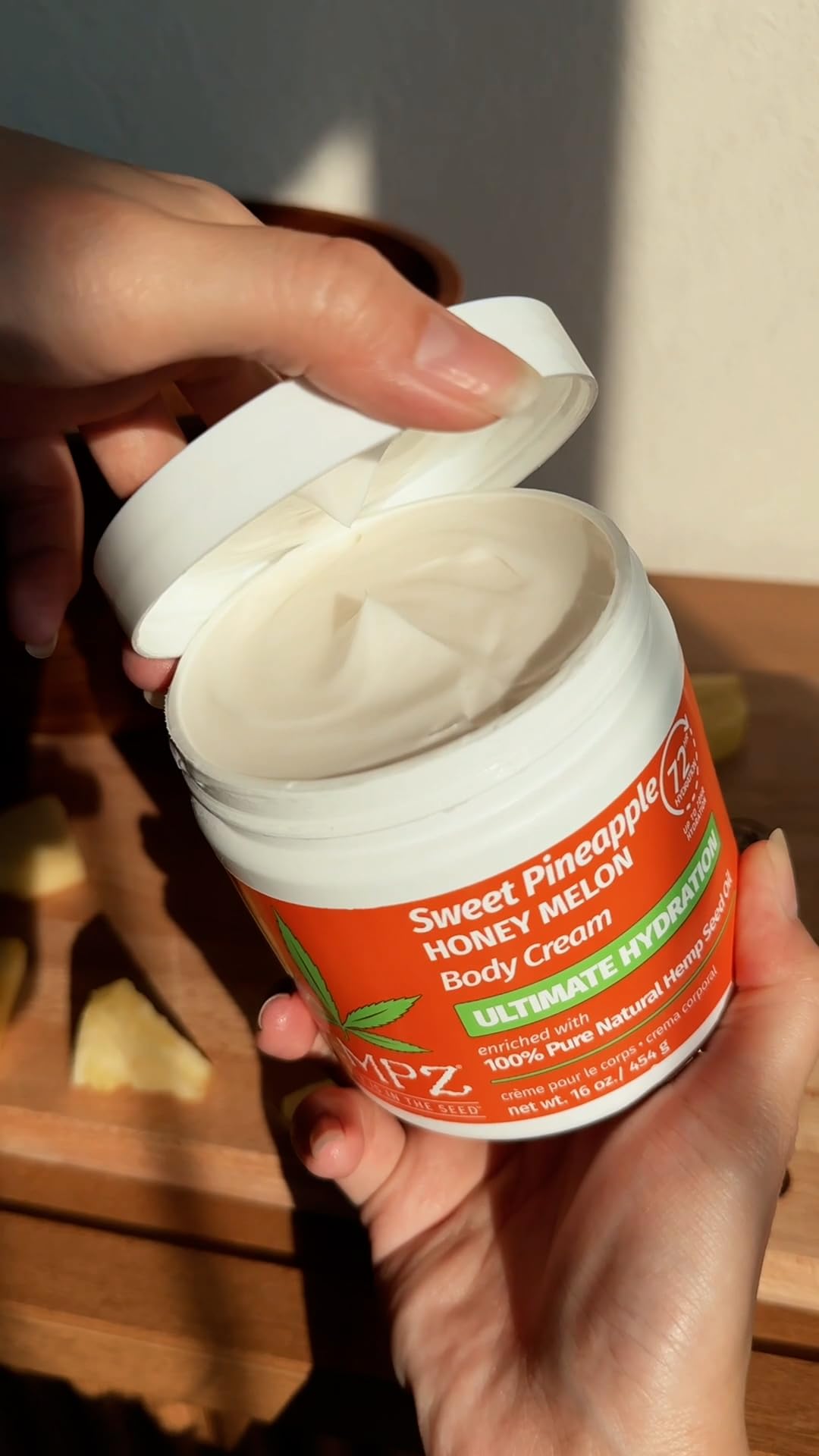 Hempz NEW Lux Body Cream, Sweet Pineapple & Honey Melon Herbal, Ultra Hydrating, 16 oz. Beauty & Personal Care Hempz