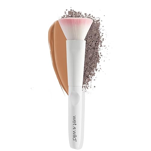 wet n wild Kabuki Brush, Flat Top for All Formulas, Densely-Packed Synthetic Bristles, Ergonomic Handle for Comfortable Control Beauty & Personal Care wet n wild