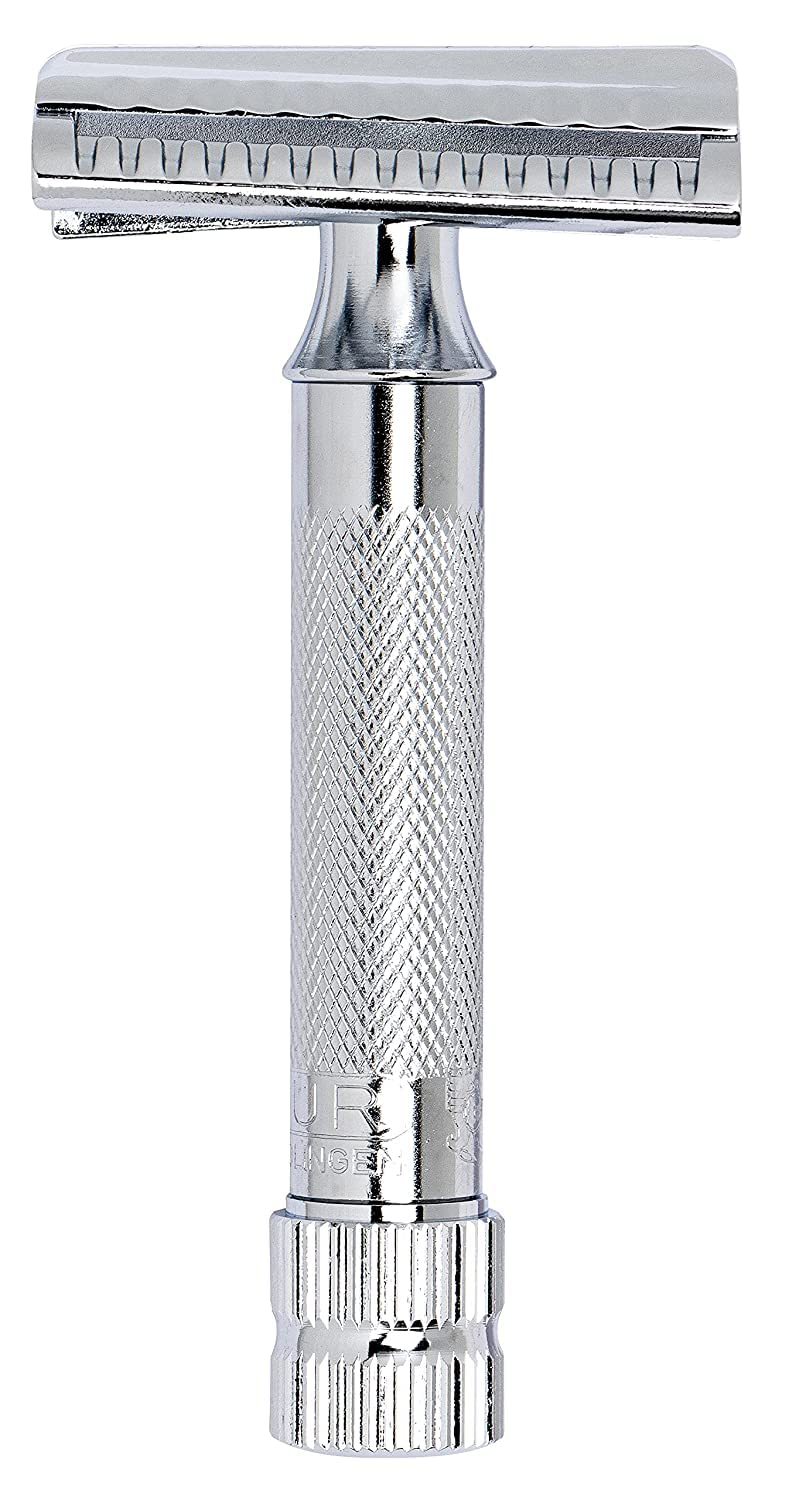 G.B.S Men’s Shave Set, Double Edge Safety Razor, Badger Hair Shaving Brush, Brush and Razor Stand, Chrome Shaving Bowl, Natural Shaving Soap Beauty and Personal Care G.B.S