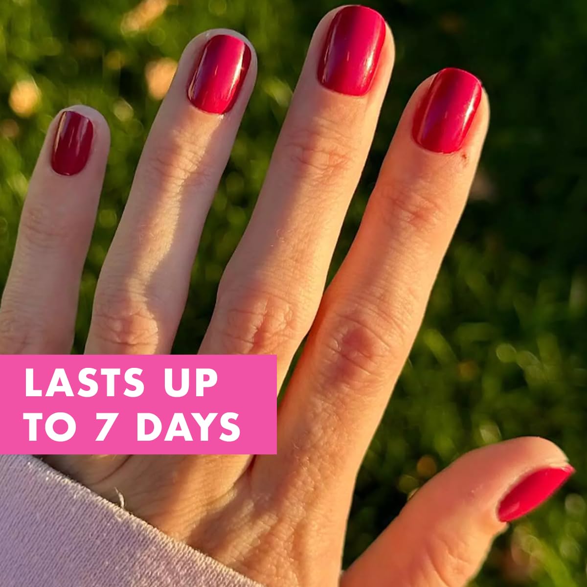 Olive & June Super Stick Press-On Nails, Mulberry