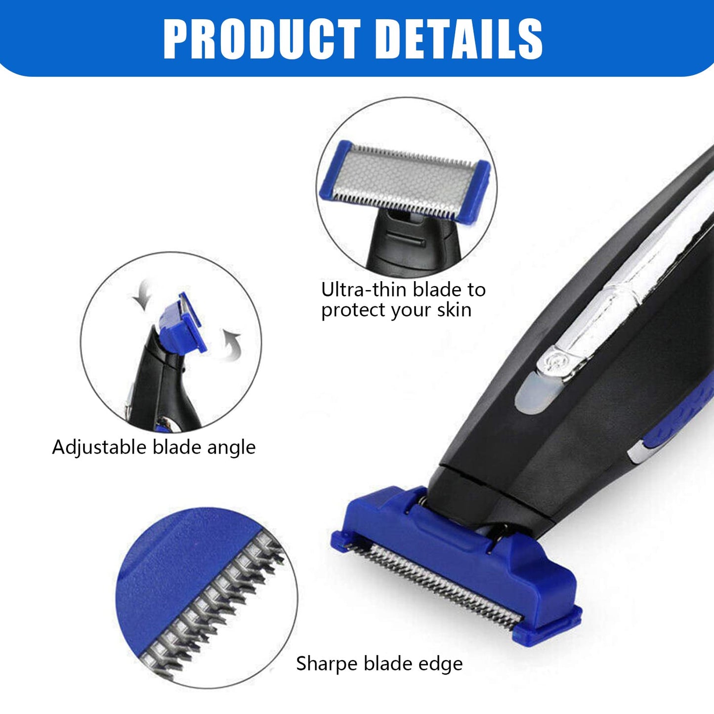 Shaver Replacement Head 6PCS Compatible With Microtouch Solo 2PCS Shaver Clean Brush With Box (6PCS) Beauty and Personal Care ANROLA