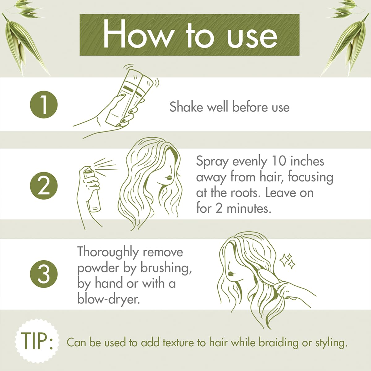 Klorane Dry Shampoo with Oat Milk 3-To-Go Bundle Beauty and Personal Care Klorane