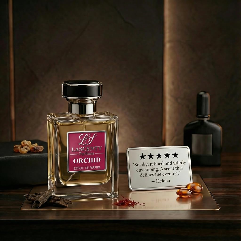 LaScenty ORCHID Inspired by Black Orchid, Deep Floral Amber Perfume for Women, Long Lasting Intense Fragrance with Strong High Projection, 50 ml EDP Beauty & Personal Care LaScenty
