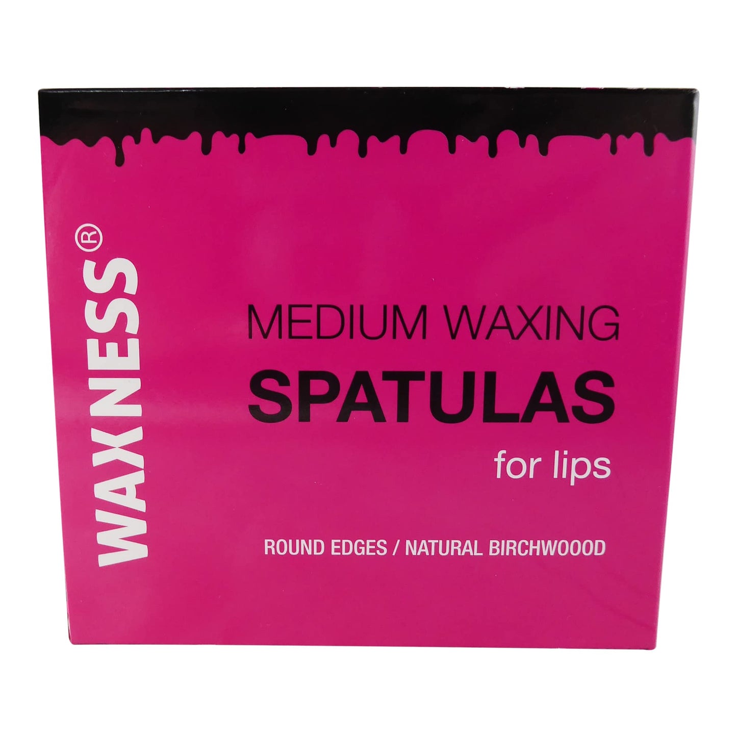 Waxness Medium Waxing Wooden Spatula Applicator for Lips 100 pcs Beauty and Personal Care Wax Necessities