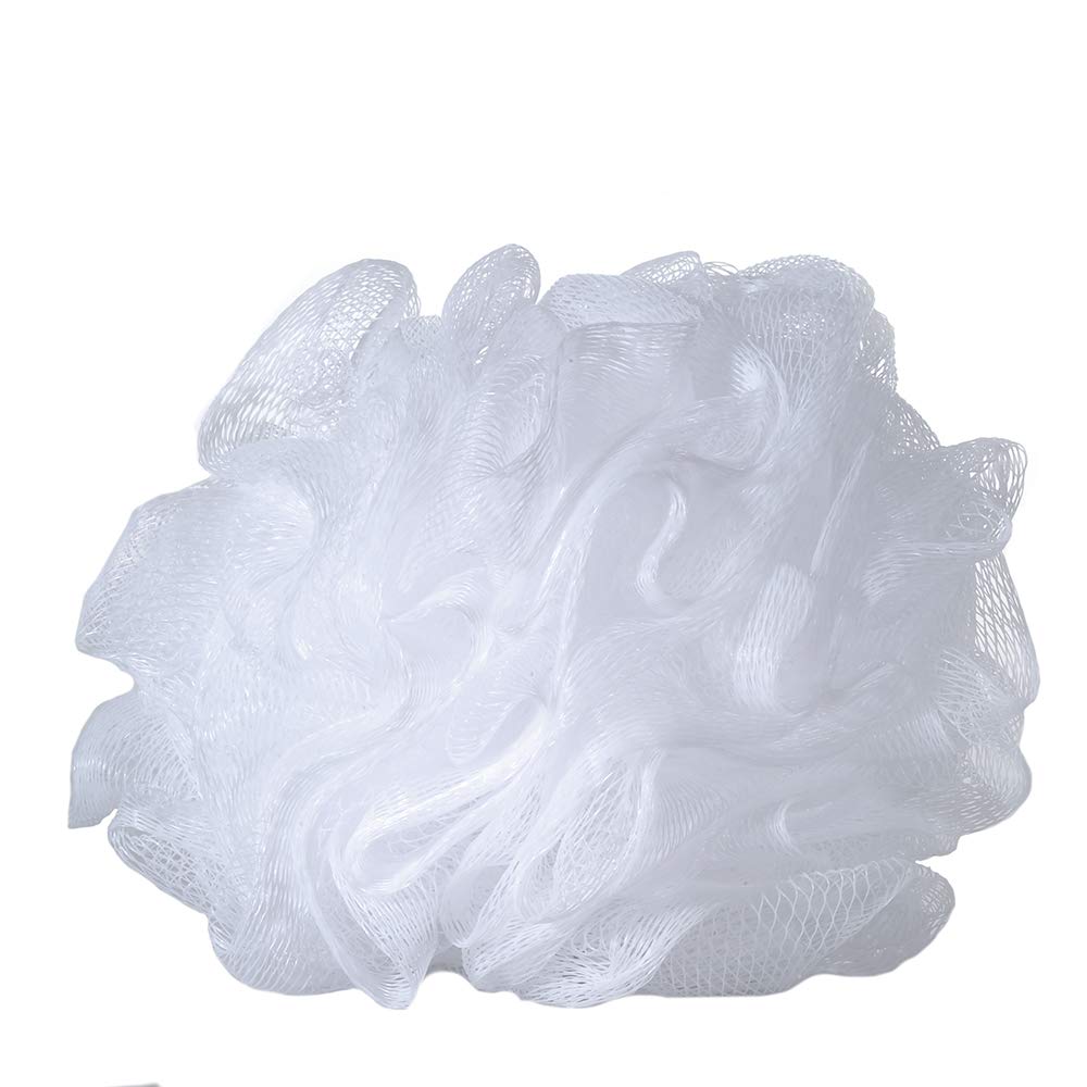 iboodi Bath Sponge Loofah Shower Pouf White Mesh Shower Puff Pack of 6 (35g/pcs) Beauty & Personal Care iboodi