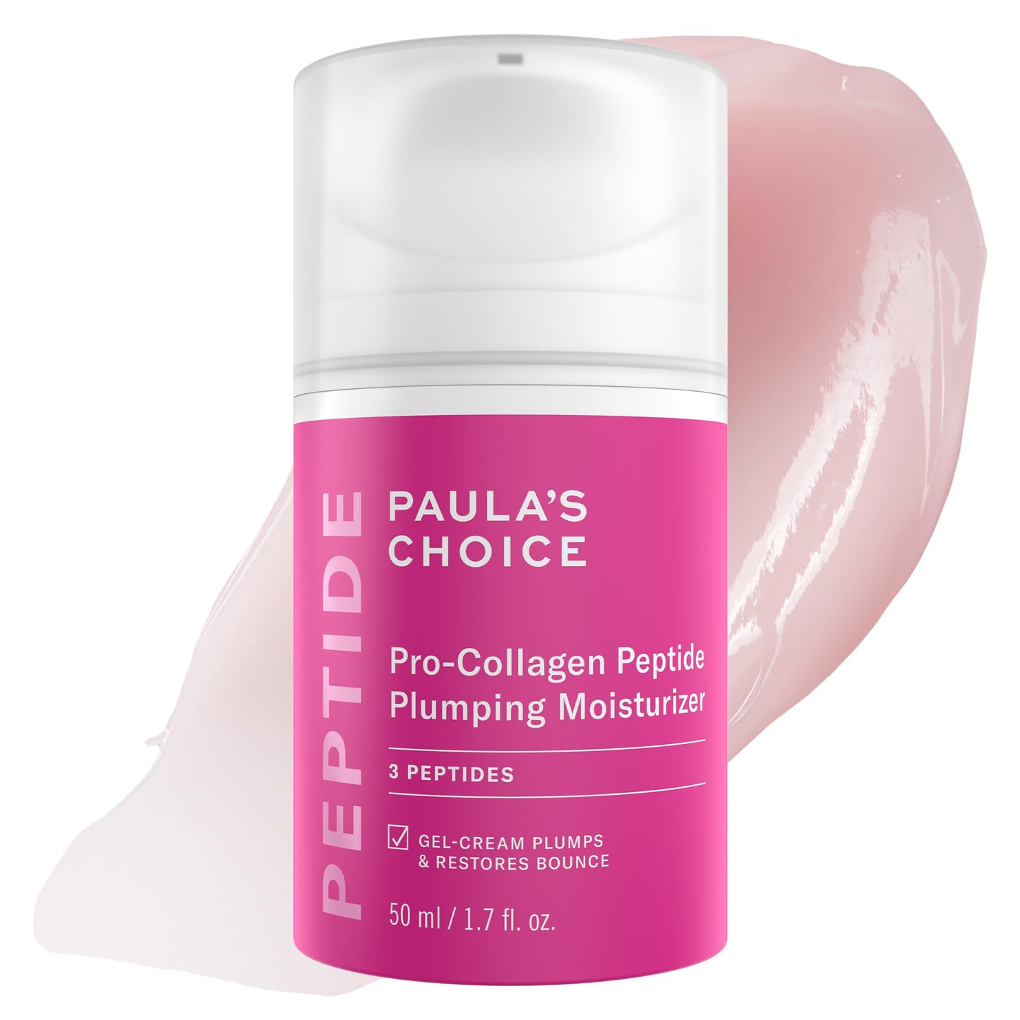 Paula's Choice Pro-Collagen Peptide Plumping Face Moisturizer, Daily Gel Face Cream for Deep Lightweight Hydration, Wrinkles & Loss of Firmness Beauty and Personal Care Paula's Choice Default Title