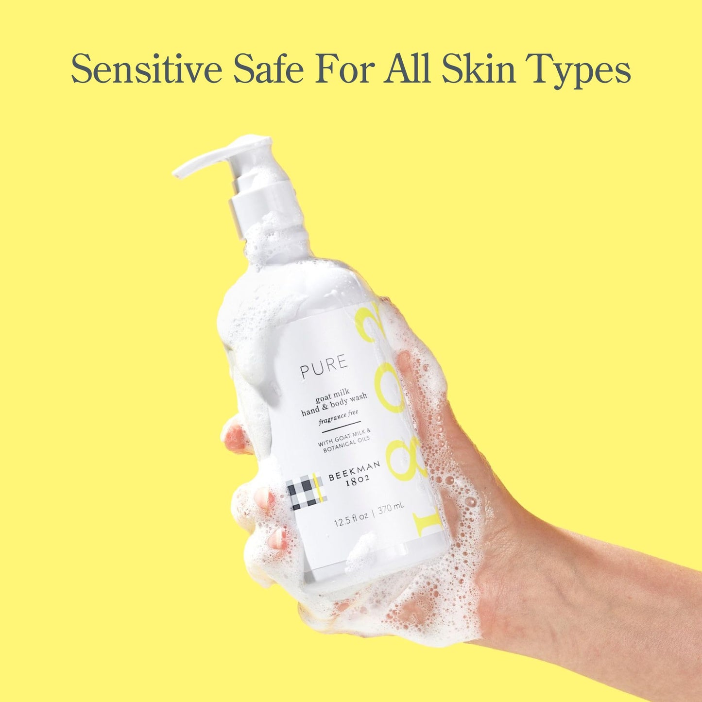 Beekman 1802 Goat Milk Hand Soap - Moisturizing Body Wash & Liquid Hand Soap for Sensitive Skin, Hand & Body Wash, Natural Soap with Goat Milk & Aloe Beauty & Personal Care Beekman 1802