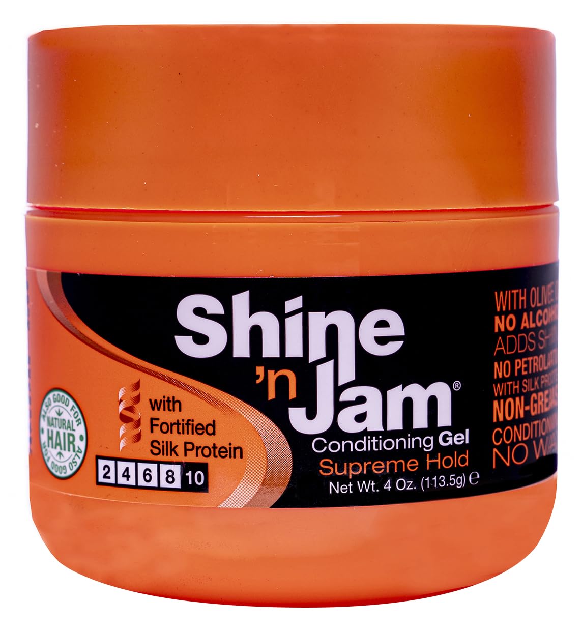 AmPro Shine 'n Jam Conditioning Gel Supreme Hold 4.0 Oz (Pack of 1) Beauty & Personal Care AmPro