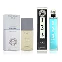 META-BOSEM Easy Miami+123 Degrees Men's Cologne Collection, Eau de Toilette Natural Spray - Fresh Woody Scents - Holiday Gift Set (Pack of 2) Each 3.4 Beauty & Personal Care META-BOSEM