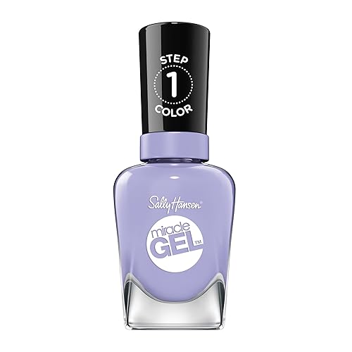 Sally Hansen Miracle Gel Salon Quality Nail Polish | Gel-Like Formula, Two-Step System, No UV Light Needed, Long Lasting | Opaque, Glossy | 601 Crying Beauty & Personal Care Sally Hansen