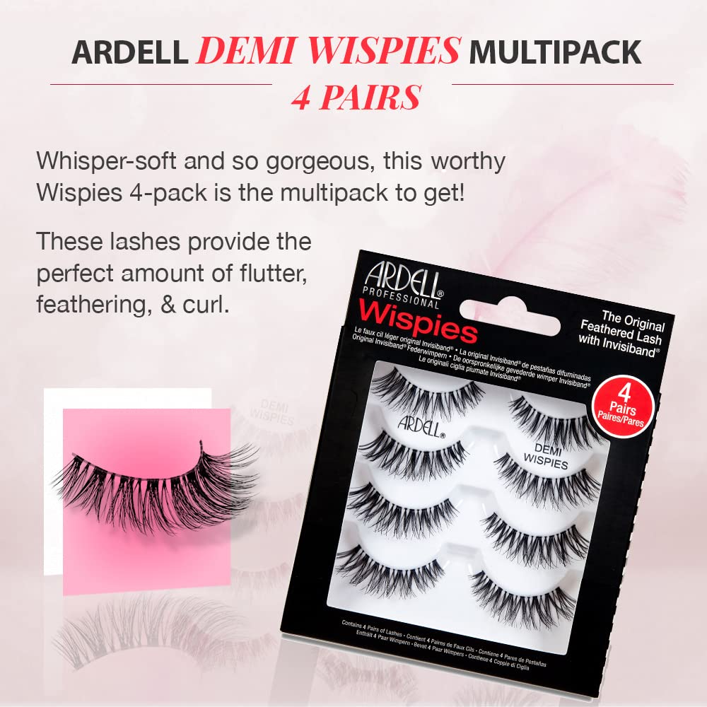 Ardell Demi Wispies Lashes Natural Look Wispy Strip False Eyelashes 8 Pairs