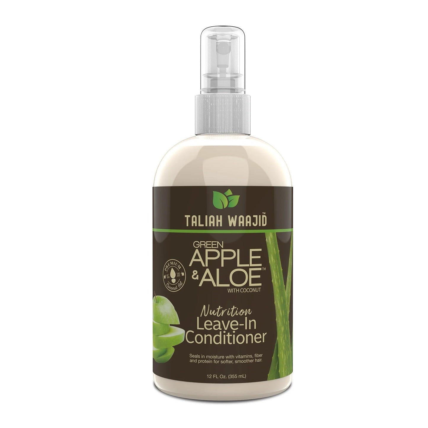Taliah Waajid Green Apple & Aloe Nutrition Leave-In Conditioner with Coconut | Curl Moisturizer Vitamins, Fiber, and Protein Formula | Softer Beauty & Personal Care Taliah Waajid black earth products