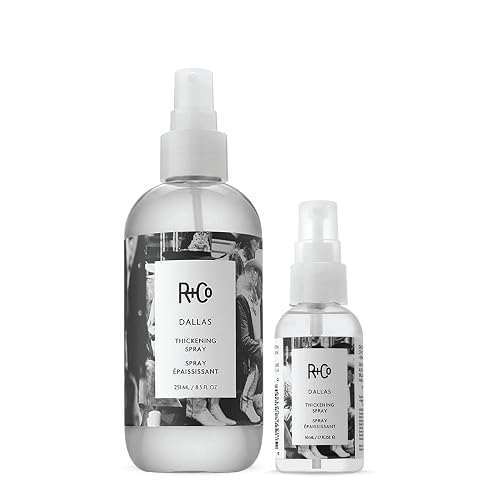 R+Co Dallas Thickening Spray Set | Volumizing & Texturizing Spray for All Hair Lengths | Adds Volume, Body & Shine | Perfect for Blowouts, Curls Beauty & Personal Care R+Co