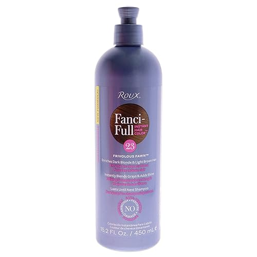 Roux, Fanci-Full Instant Hair Color Rinse, 23 Frivolous Fawn ,Temporarily Evens Tones, Blends Away Gray, 15.2 Oz Beauty & Personal Care Roux