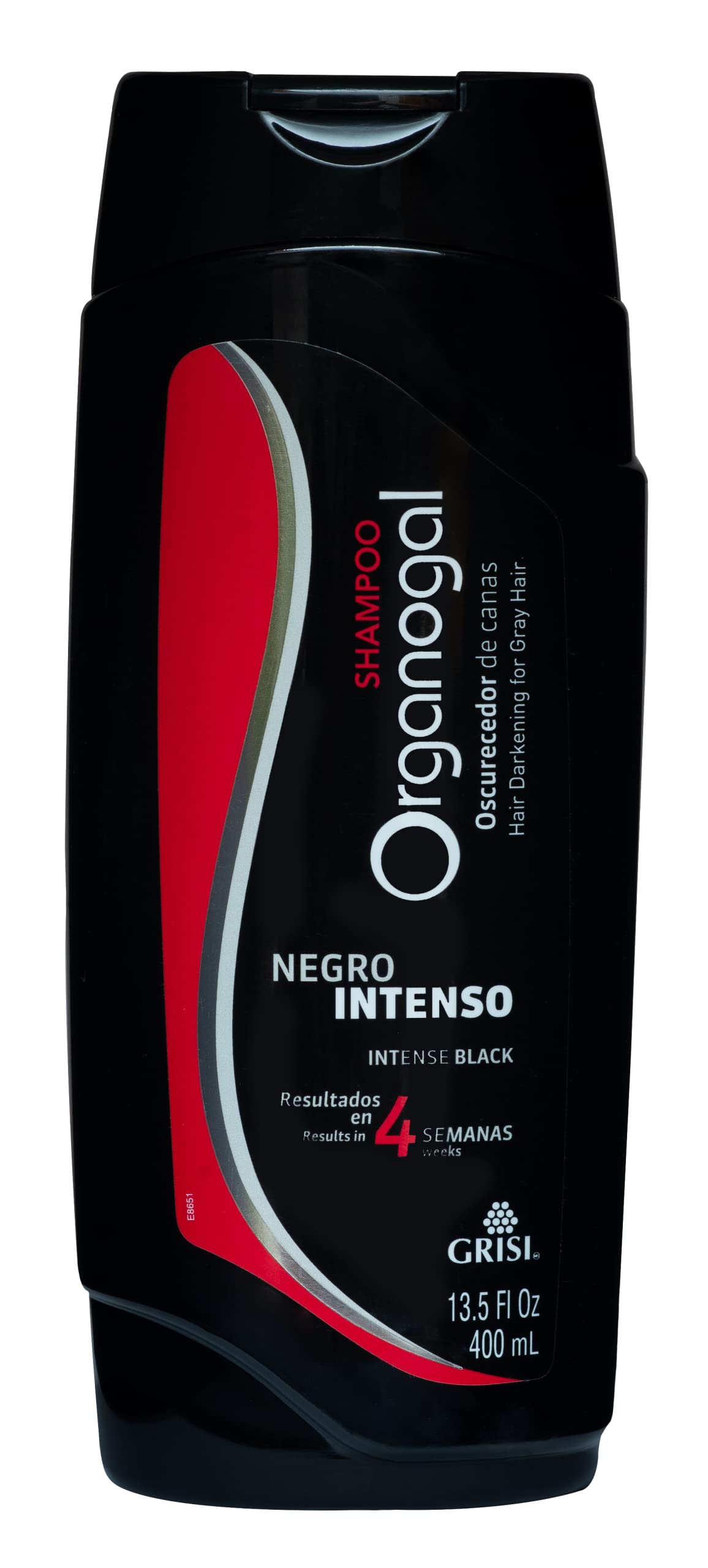 ORGANOGAL Grisi Shampoo Cleansing Darkening Shampoo with Cactus Extract Assists with the Reversal of Grey Hair 2- Pack of 13.5 FL Oz Bottles. (Pack Beauty & Personal Care ORGANOGAL