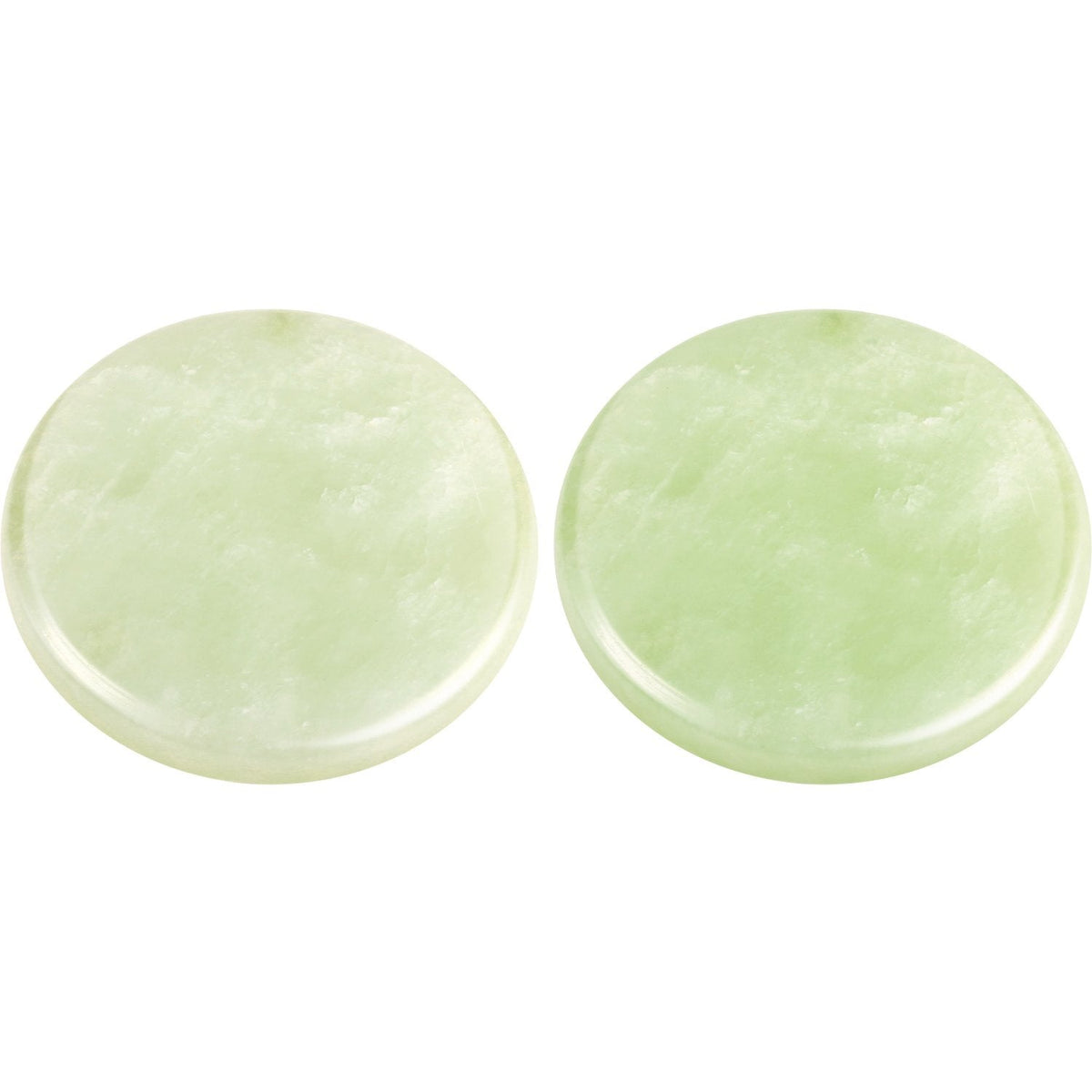 Bememo 2 Pieces Jade Stone for Lash Glue Eyelash Extension Round Jade Stone Green Lash Tile Glue Holders Adhesive Pallet Fake Eyelash Holder Base 2 Beauty & Personal Care Bememo