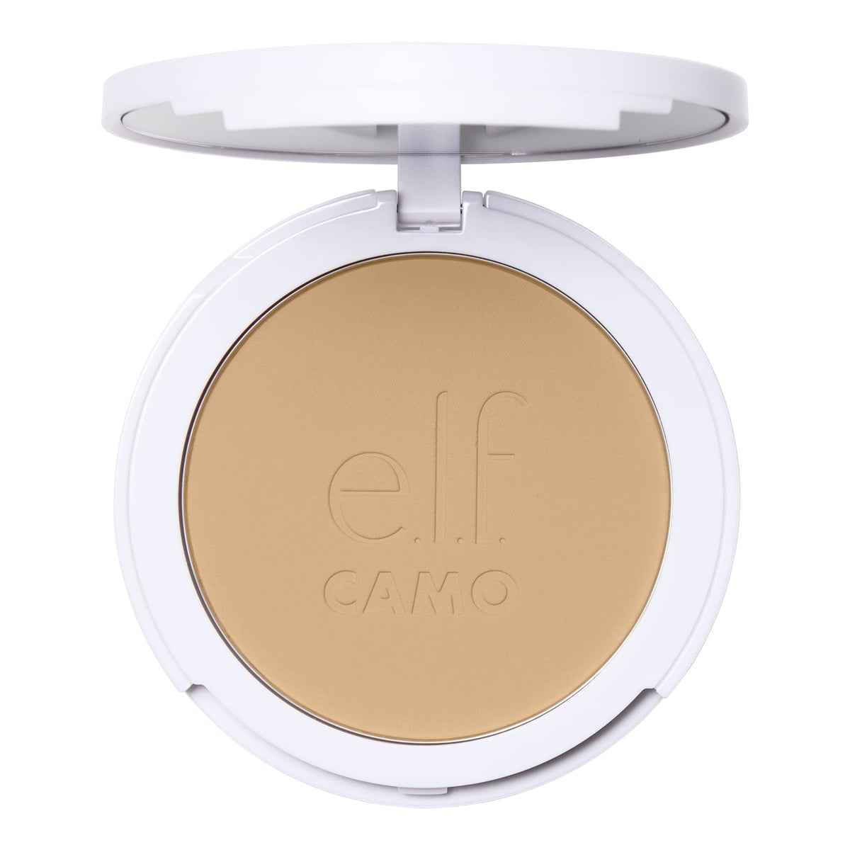 e.l.f. Camo Powder Foundation, Lightweight, Primer-Infused Buildable & Long-Lasting Medium-to-Full Coverage Foundation, Light 250 W Beauty & Personal Care e.l.f.