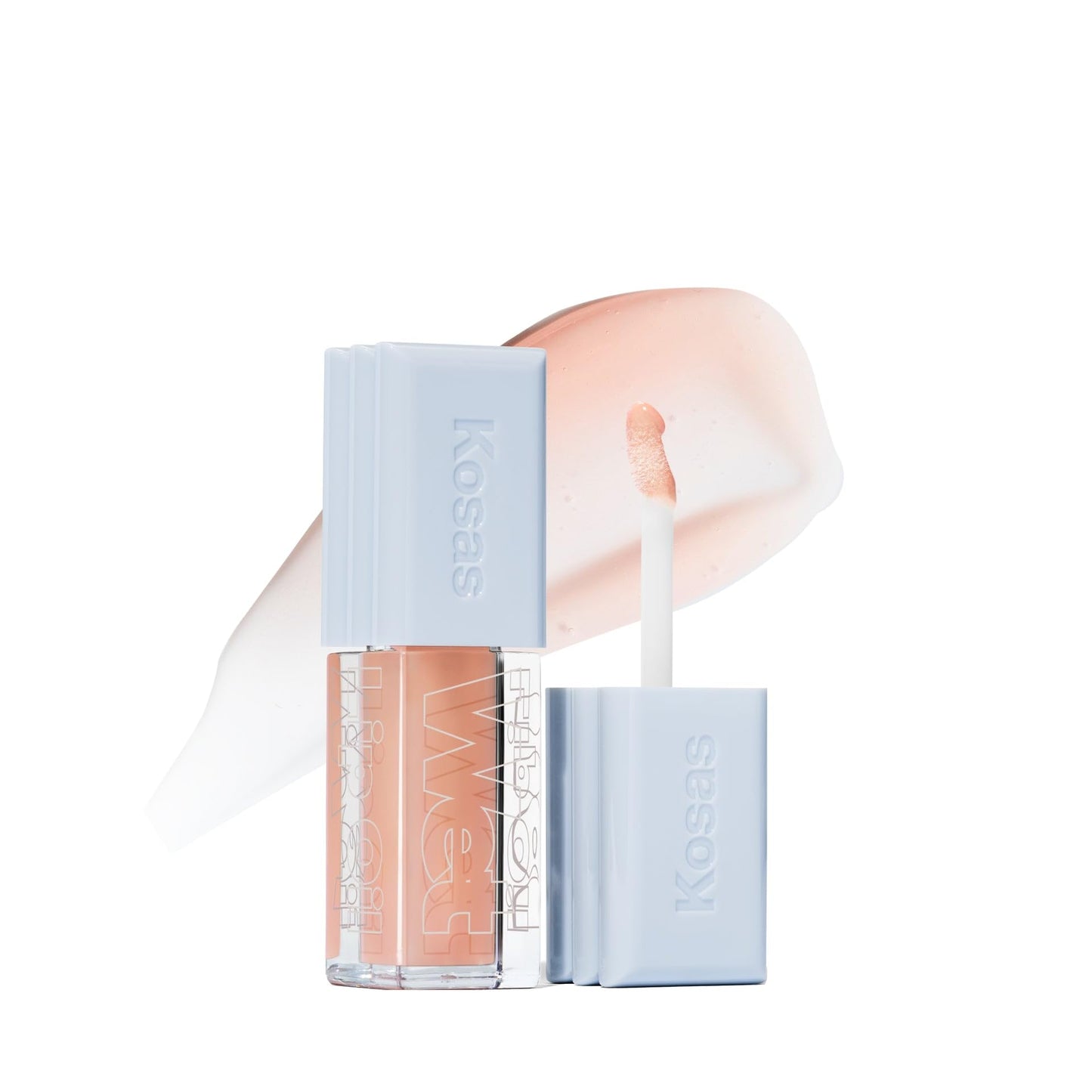 Kosas Wet Lip Oil Gloss - Hydrating Lip Plumping Treatment with Hyaluronic Acid & Peptides, Non-Sticky Finish (Jellyfish) Beauty & Personal Care Kosas