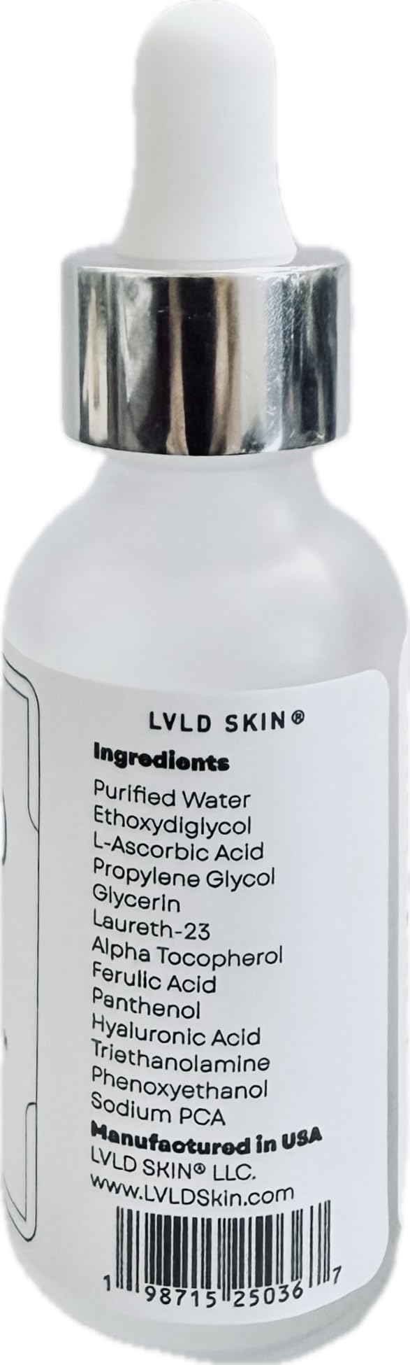 LVLD Timeless Facial Serum -15% L-Ascorbic Acid (Vit C) Vitamin E & Ferulic Acid -Anti-Aging Face Serum Brightening, Hydration & Fine Lines Beauty & Personal Care LVLD Skin