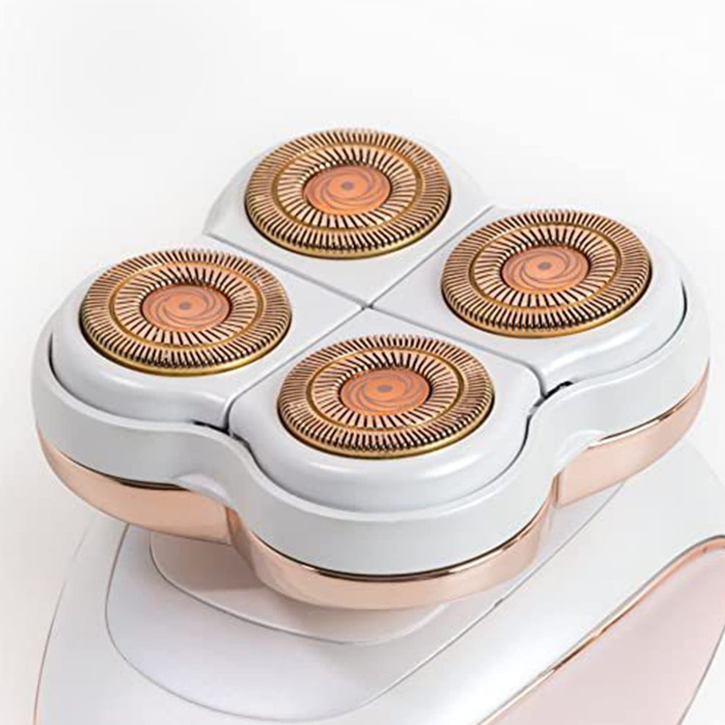 Electric Hair Remover with 4 Heads, Electric Head Hair Shaver, Electric F Electric Hair Remover Hair Trimmer - 4 Heads, USB Rechargeable Beauty and Personal Care YUYTE