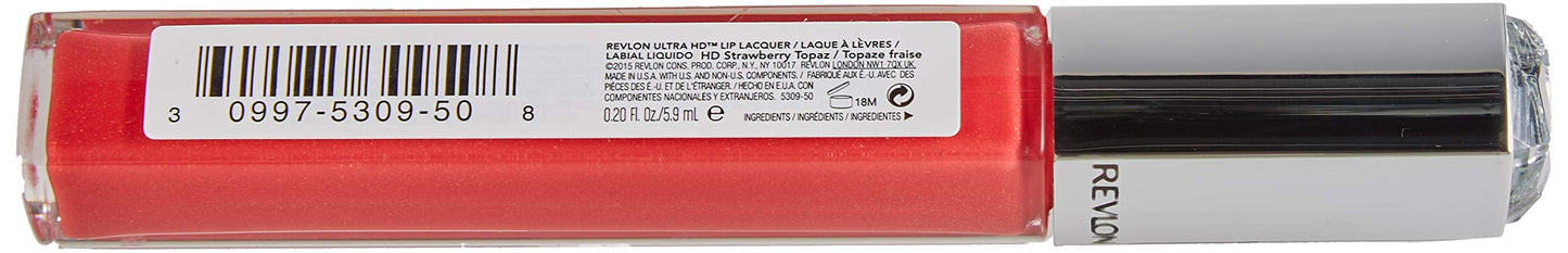 Revlon Ultra HD Lip Lacquer, HD Strawberry Topaz Beauty & Personal Care REVLON