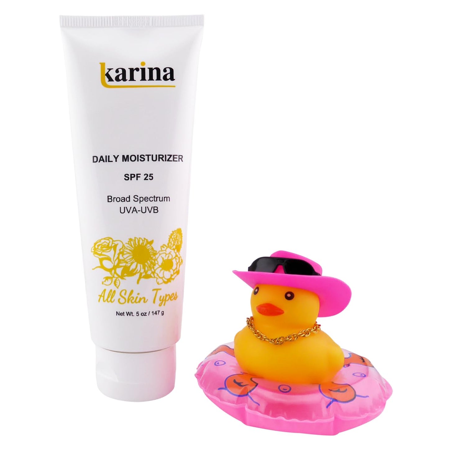 Karina Daily Moisturizer SPF 25, 5 fl oz (147 ml) - Broad Spectrum UVA/UVB, Peptides & Antioxidants, All Skin Types Beauty & Personal Care Karina