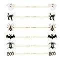 HZEYN 12 Pack Hallowen Hair Clips Spooky Ghost Spider Bat Devil Tree Bobby Pins Hair Accessories Costume Jewelry for Women Halloween Party Supplies Beauty & Personal Care HZEYN