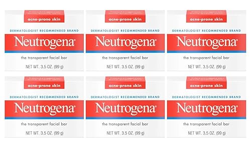 Neutrogena Facial Cleansing Bar Treatment for Acne-Prone Skin, Non-Medicated & Glycerin-Rich Hypoallergenic Formula with No Detergents or Dyes, 3.5 oz Beauty & Personal Care Neutrogena