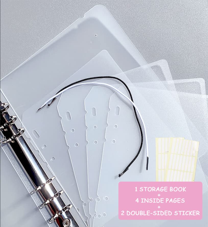 Press On Nail Organizer,Press On Nail Packaging,Removable Loose-Leaf Storage Book for Fake Nail,Nail Display (A5(9.05 * 7.08 * 1.37inch) Beauty & Personal Care Rikolto