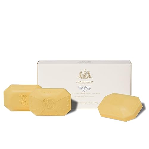 Caswell-Massey Natural Bar Soap Gift Set - Elixir of Love Scent - Romantic Triple-Milled Moisturizing Body Soap Bars for Women, Plant-Based Formula Beauty & Personal Care Caswell-Massey