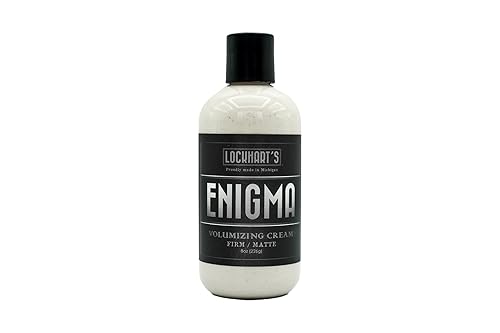 Lockhart’s Enigma Matte Cream Clay - Hair Styling Cream for Men - Firm, Long-Lasting Hold, Natural Matte Finish - Kaolin & Bentonite Clay for Volume Beauty & Personal Care Lockhart's Authentic Grooming Co. LLC