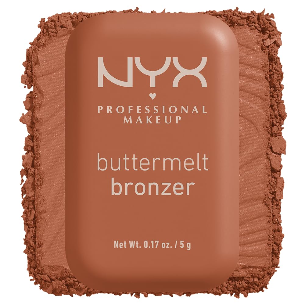 NYX PROFESSIONAL MAKEUP Matte Buttermelt Bronzer, Longwear Face Makeup with Up to 12 Hours of Wear, Vegan Formula - Butta Ballin (Medium Warm) Beauty & Personal Care NYX PROFESSIONAL MAKEUP