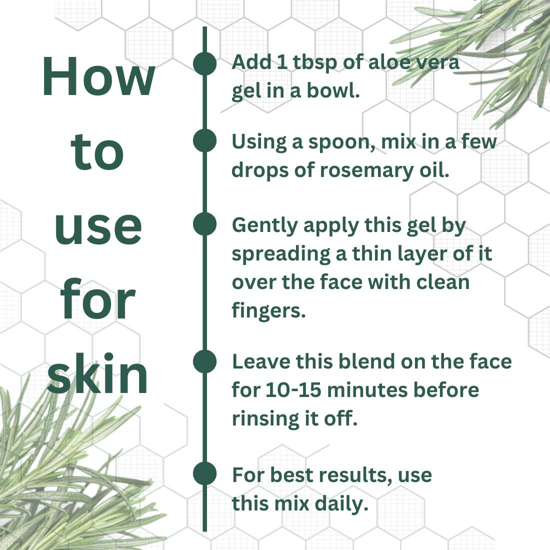 dève herbes Rosemary Essential Oil (Rosmarinus officinalis) Pure - Non-Sticky - Non-Greasy - Lightweight - Men & Women - All Skin Types - Steam Beauty and Personal Care dève herbes