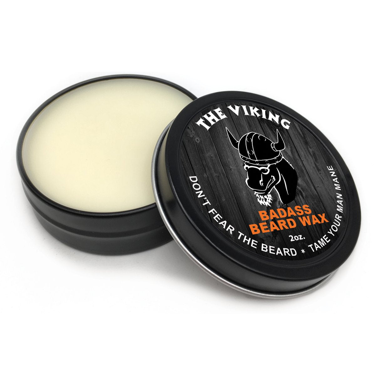 Badass Beard Care Beard Wax For Men - The Viking, 2 oz - Softens Beard Hair, Leaves Your Beard Looking and Feeling More Dense Beauty and Personal Care Badass Beard Care