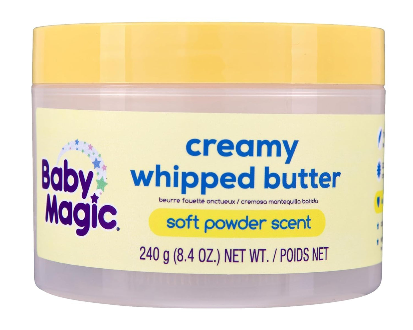 Baby Magic Creamy Whipped Butter, Soft Powder Scent, Helps Keep Skin Feeling Healthy and Baby Soft, Hypoallergenic, 8.4 fl oz. Beauty & Personal Care Baby Magic