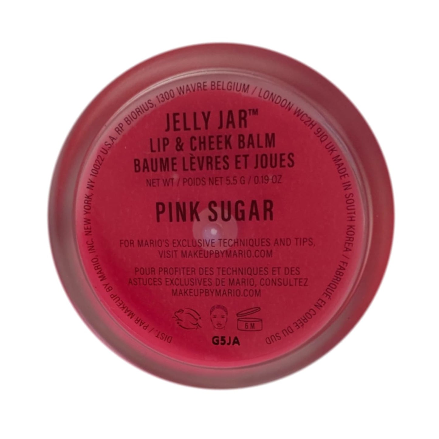 Makeup By Mario Jelly Jar Lip & Cheek Balm - Pink Sugar (5.5 g / 0.19 oz) Beauty & Personal Care BY MARIO