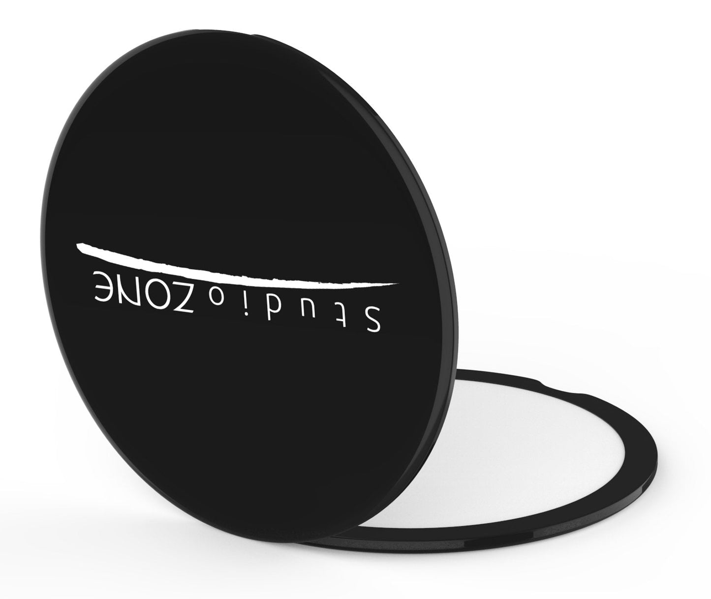 Compact Mirror - 10X Magnifying Mirror - Perfect for Purses - Small Travel Size - 2-Sided with 10X magnification and 1x w No Zoom - Black ClassZ Large Beauty & Personal Care StudioZONE