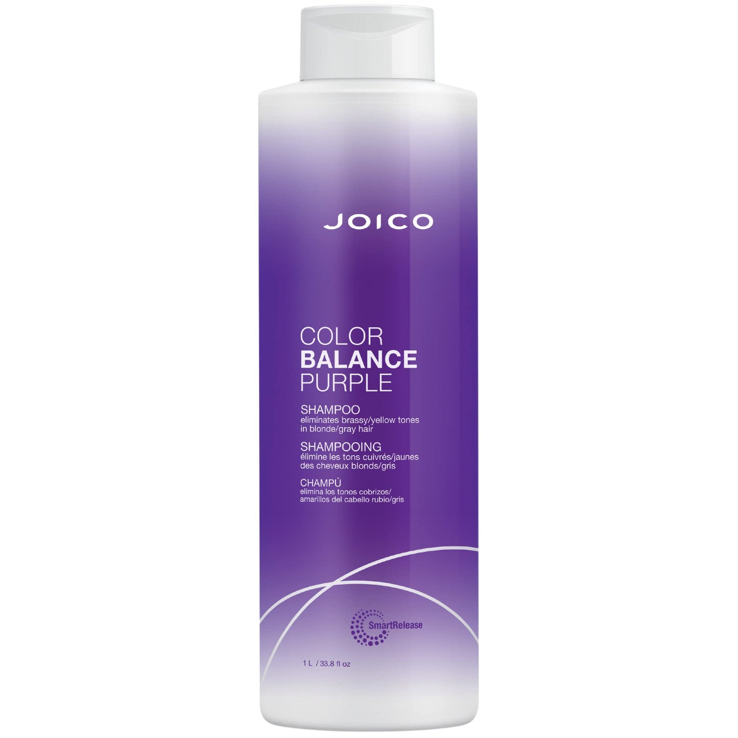 Joico Color Balance Purple Shampoo for Cool Blonde and Gray Hair | 33.8 Fl Oz Beauty & Personal Care Joico