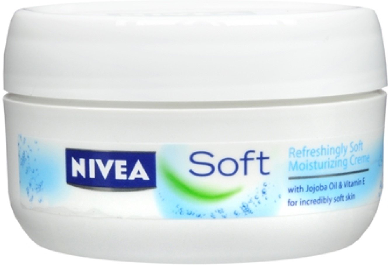 Nivea Soft Moisturizing Cream Face/Body/Hands 6.8 Ounce Jar Beauty & Personal Care NIVEA