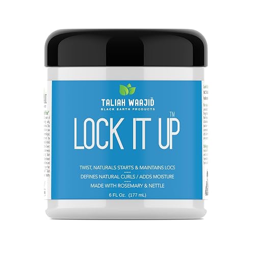 Taliah Waajid Lock It Up - Natural Hair Styling Gel for Dreadlocks, Twists & Coils - Firm Hold, No Flakes - 6 oz (Pack of 7) Beauty & Personal Care Taliah Waajid black earth products