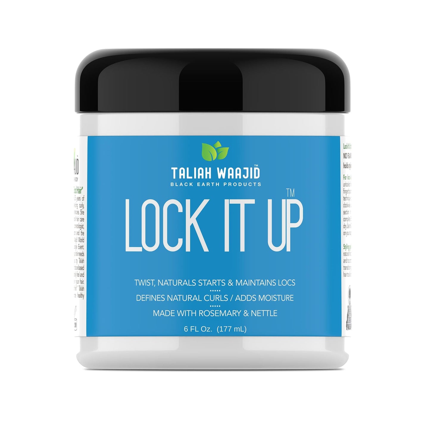 Taliah Waajid Lock It Up - Natural Hair Styling Gel for Dreadlocks, Twists & Coils - Firm Hold, No Flakes - 6 oz (Pack of 7) Beauty & Personal Care Taliah Waajid black earth products