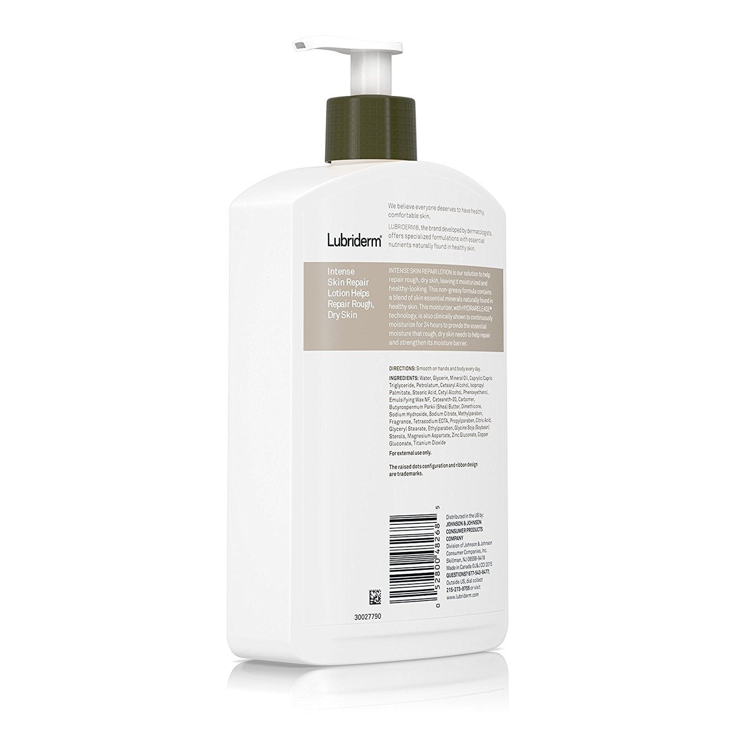Lubriderm Intense Dry Skin Repair Lotion for Relief of Rough, Dry Skin, Fast Absorbing, 16 fl. Oz (Pack of 6) Beauty & Personal Care Lubriderm