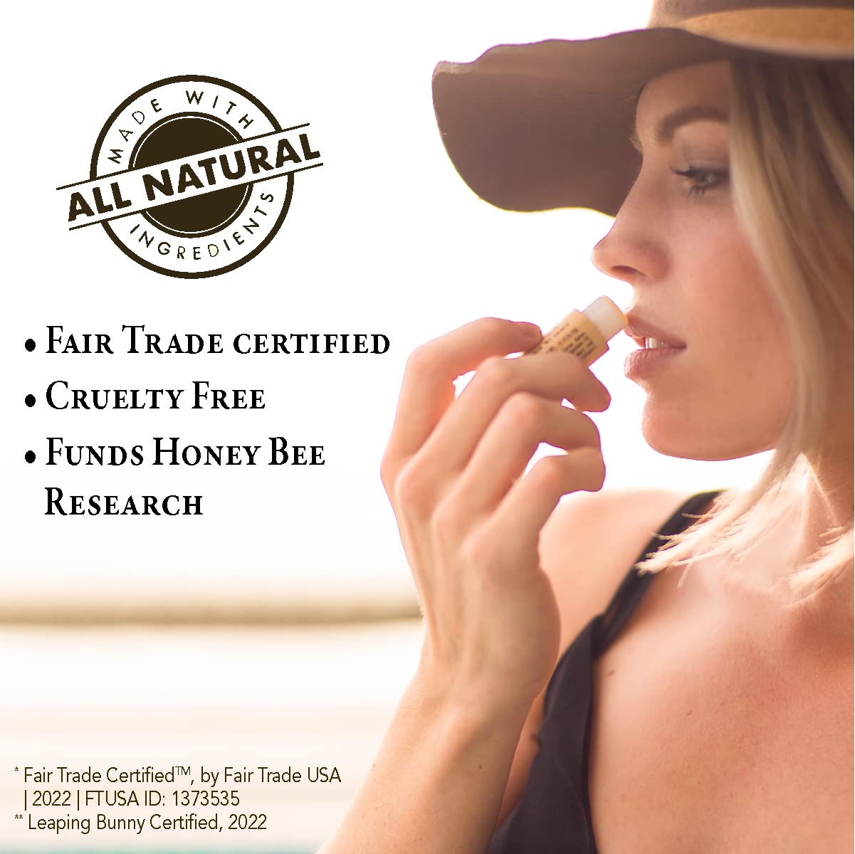 Bee Bella Lip Balm, Vanilla Bean, 3 Pack, Moisturizing Lip Care, 100% Natural, Original Organic Beeswax with Vitamin E, Handmade in USA Beauty & Personal Care BEE BELLA