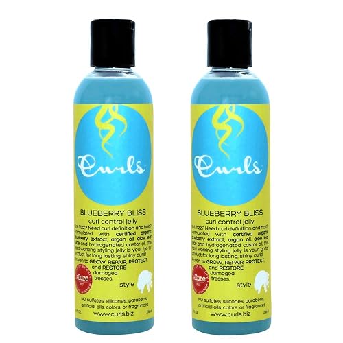 Curls Blueberry Bliss Curl Control Jelly, 8 Ounces (Pack of 2) Beauty & Personal Care Curls