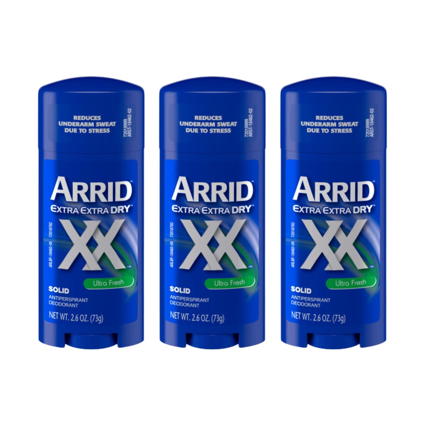Arrid XX Ultra Fresh, Extra Extra Dry, Solid Antiperspirant Deodorant, 2.6 Oz. (Pack of 3) Beauty and Personal Care Arrid