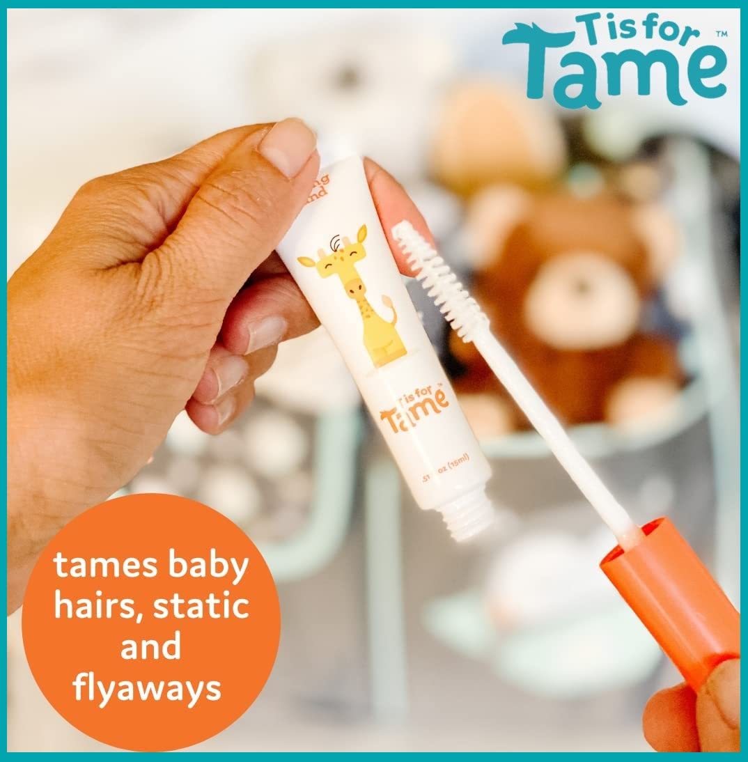 T is for Tame - Hair Taming Cream Wand for Flyaways, Frizz - Natural & Vegan Kids Hair Care Styling Wand - Slick Back Smoothing Hair Stick for Baby Beauty & Personal Care T is for Tame